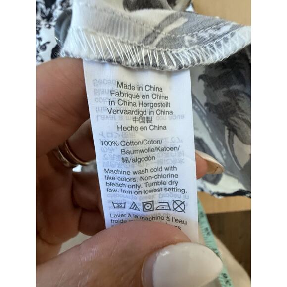 J. Crew Ruffled Slim Perfect Shirt in Ratti® Sunflower Floral Print Size 4 2252 - Picture 10 of 10